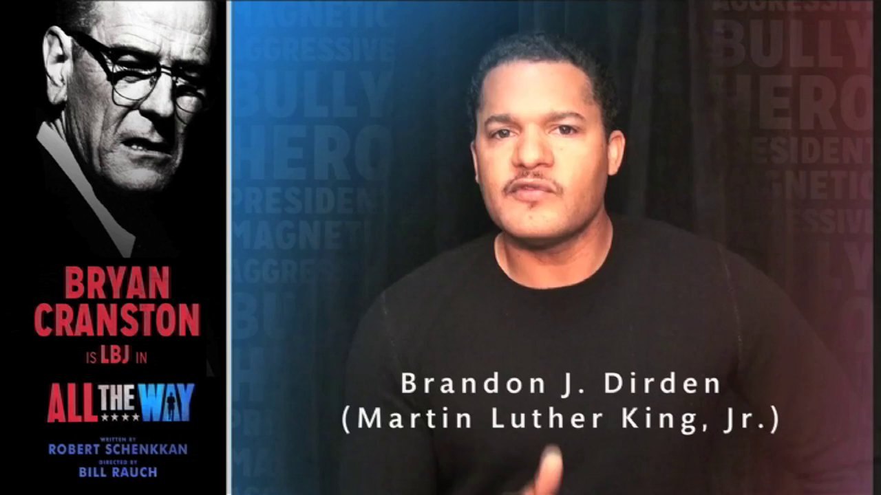 Brandon J. Dirden on MLK and 'All The Way' (2)