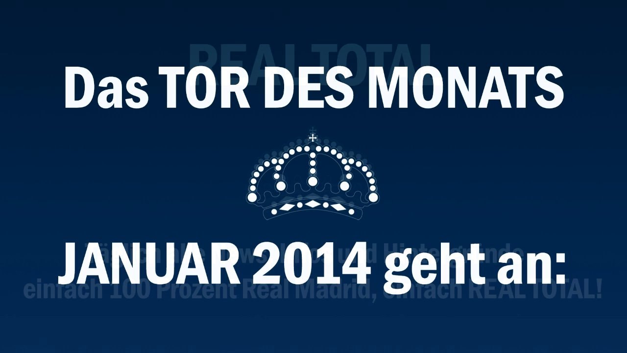 Cristiano Ronaldo schießt das REAL TOTAL-Tor des Monats Januar!