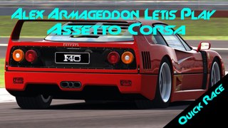 Alex Armageddon Let's Play Assetto Corsa - 3 Lap 6 Car Race Imola MAD FUEL GLITCH!!!!