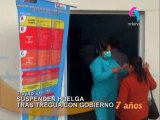 En Trujillo, suspenden huelga nacional indefinida, los médicos retoman sus labores.