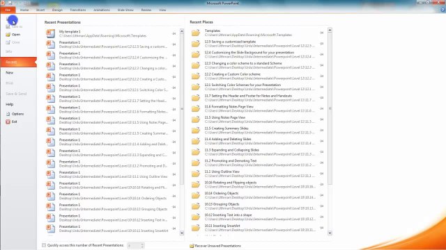 Lesson 13.1 Slide Master - MS PowerPoint by Microsoft Office Power Point 2010 free online video Training Tutorials Urdu and Hindi language