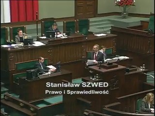 Stanisław Szwed - Wystąpienie z dnia 23 stycznia 2014 roku.