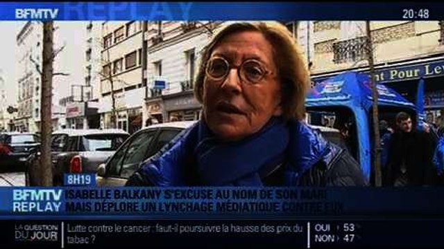 BFMTV Replay: Patrick Balkany s’empare de la caméra de BFMTV: sa femme s’excuse et déplore un lynchage médiatique contre eux - 04/02