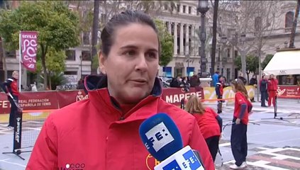 Conchita Martínez espera que Sevilla siga siendo un talismán ante República Checa