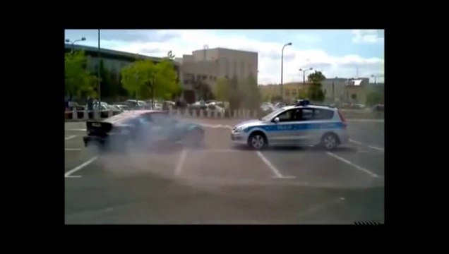 Дрифт возле ДПС