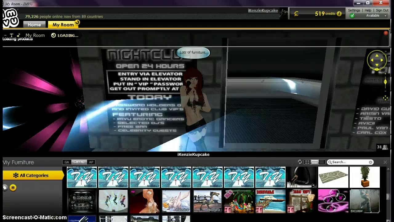 PlayerUp.com - Buy Sell Accounts - Female_Male AP Imvu account for sale