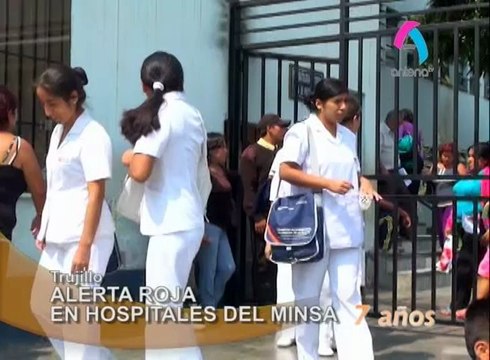 Tras la muerte de seis personas a causa de la gripe AH1N1, la Gerencia Regional de Salud declara en alerta roja los hospitales del MINSA.