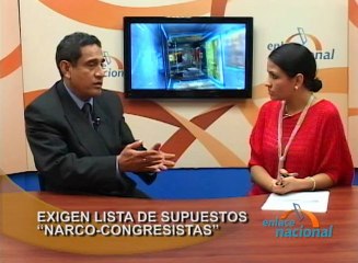 Entrevista sobre La exigencia de supuestos "Narco-congresistas"