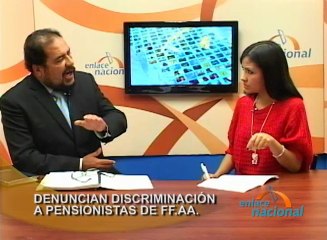 Entrevista: Denuncian discriminación a pensionistas de FF.AA