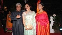 Javed Akhtar & Shabana Azmi @ Ahana Deol-Varun Vohra's Wedding Ceremony !