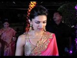 Deepika Padukone was looking gorgeous at Ahana Deol & Vaibhav Vora's Reception Party