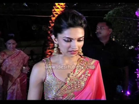 Deepika Padukone was looking gorgeous at Ahana Deol & Vaibhav Vora's Reception Party