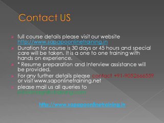 sap apo online training-Ohio,Panama