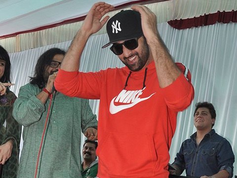 Ranbir Kapoor DANCES With Anurag Basu | Saraswati Pooja
