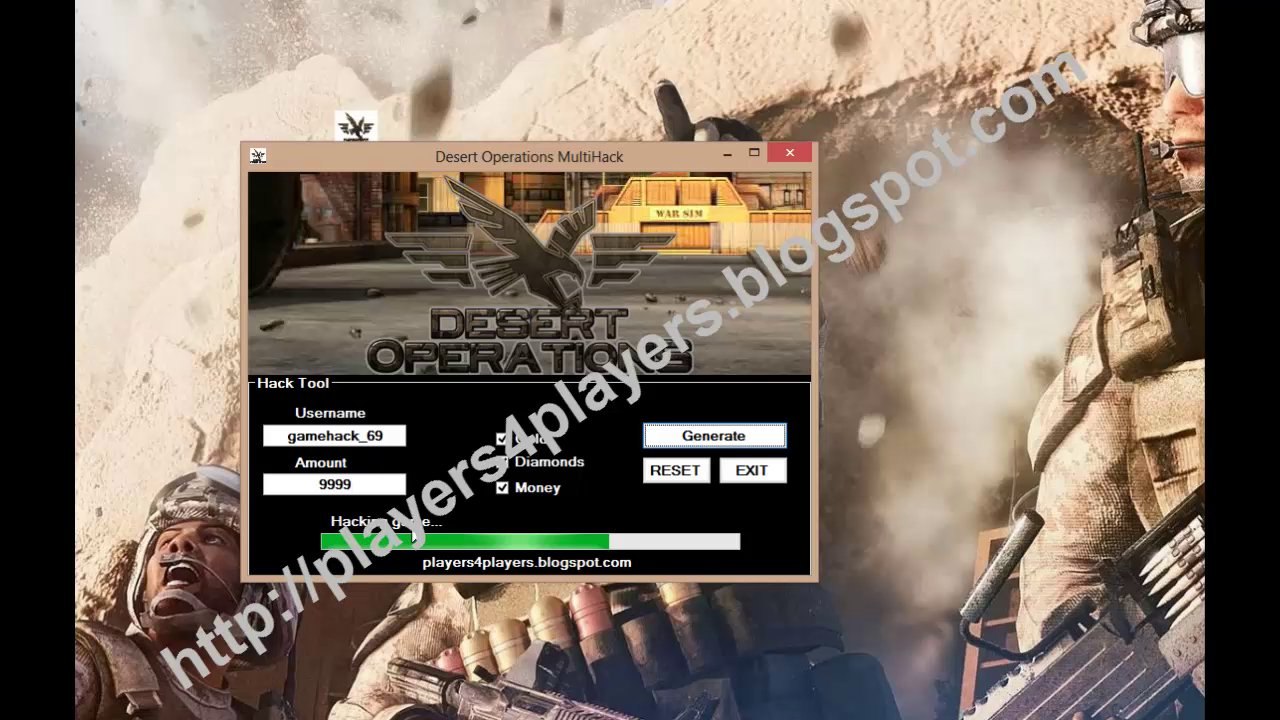 Desert Operations MultiHack [Goldd, Money and Diamonds] January Working