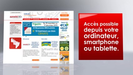 Comment créer votre accès e-Commerce sur www.sanelec.fr ?