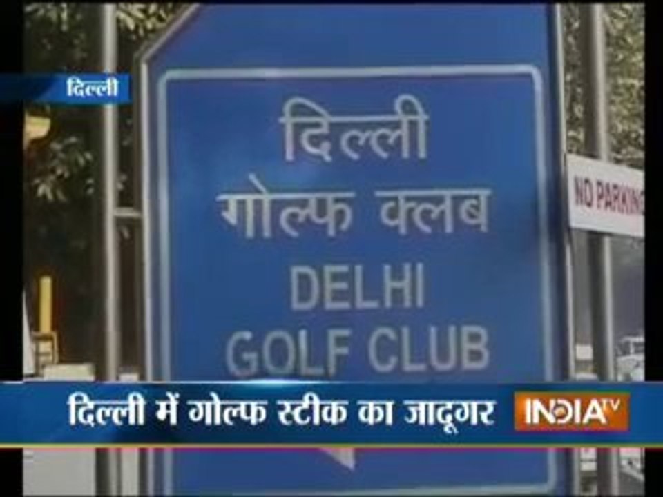 Tiger Woods debuts at Delhi Golf Club