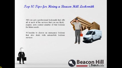 Beacon Hill Locksmith Tips and Guidelines