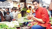 Siddharth Malhotra Sells Veggies On Streets - CHECKOUT