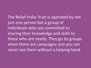How to Become a Volunteer of Relief India Trust