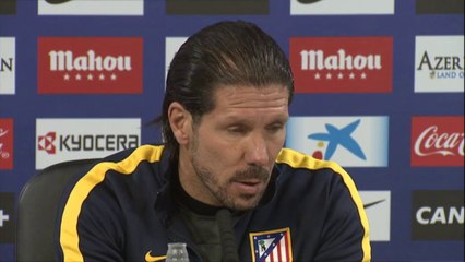 Copa del Rey -  Simeone : "Le Real est favori"