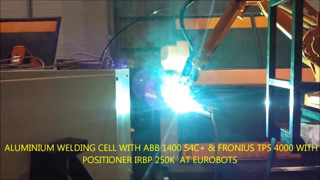 Isola robot usato ABB 1400 IRBP250K FRONIUS TPS 4000