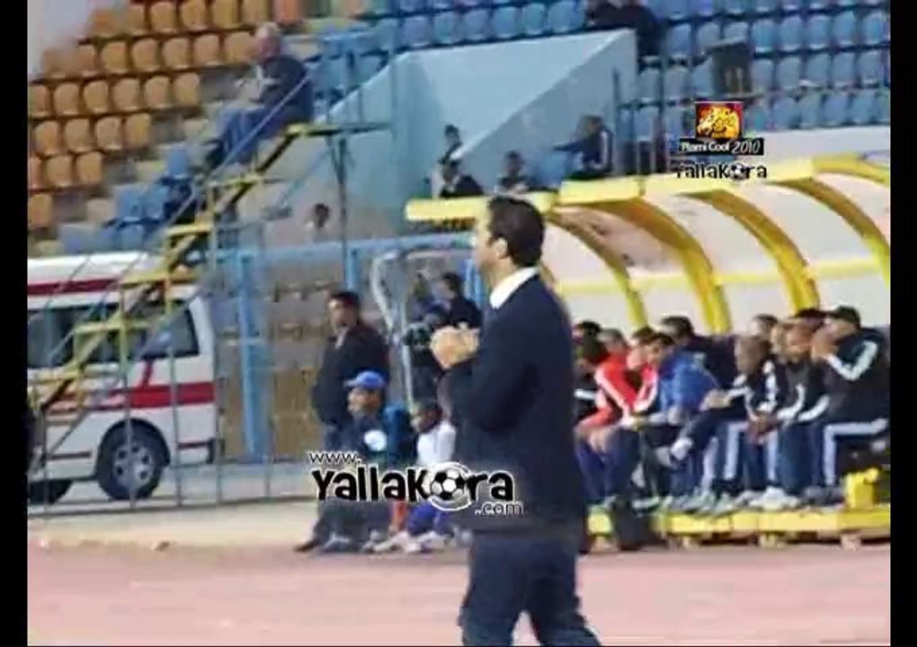 احمد حسام ميدو متابعه وانفعالات مباراة القناه بكاميرا ياللاكورة