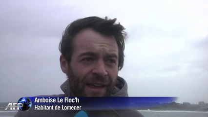 Tempête Petra: 25.000 foyers privés d'électricité en Bretagne