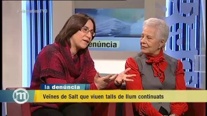 TV3 - Els Matins - Veïnes de Salt que viuen amb talls de llum continuats