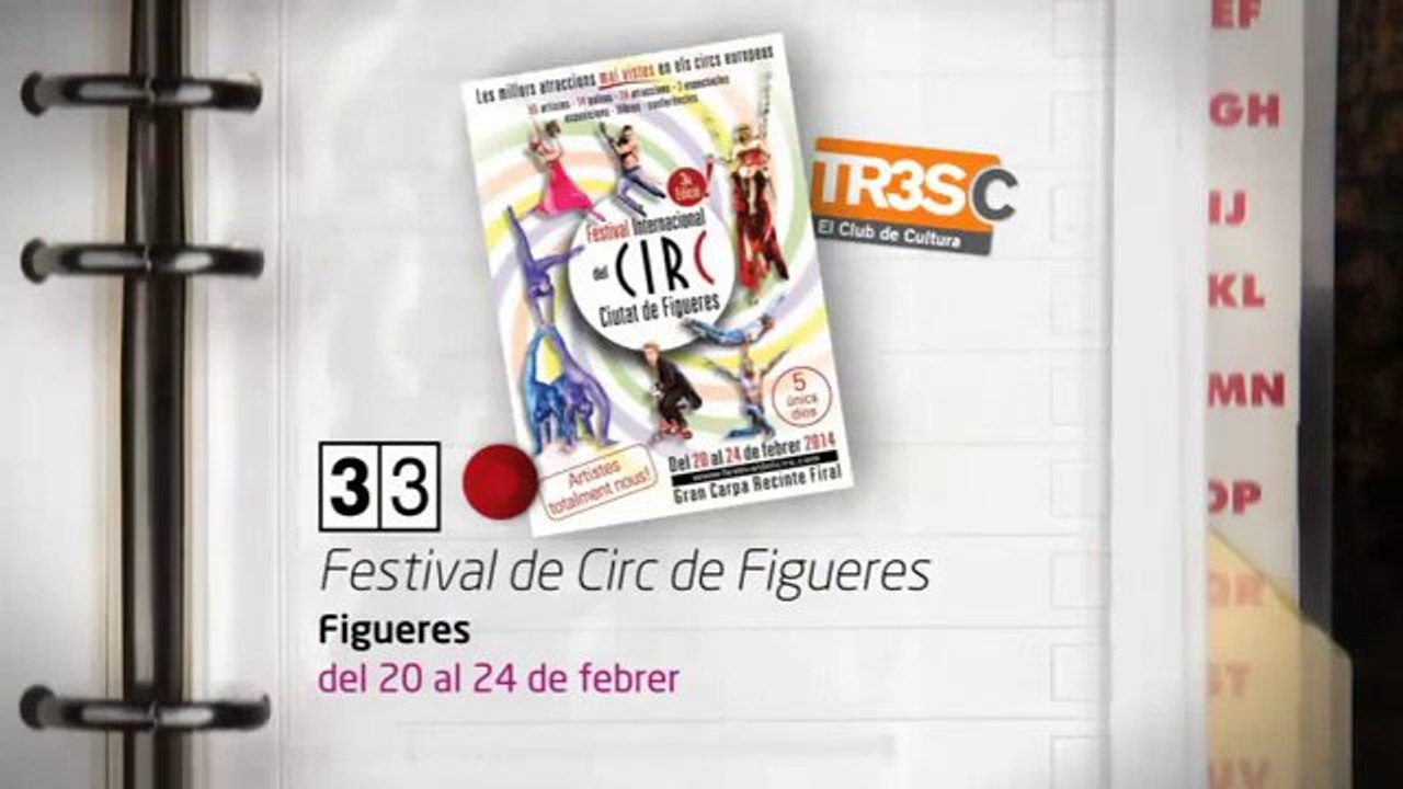 TV3 - 33 recomana - Festival de Circ de Figueres. Figueres