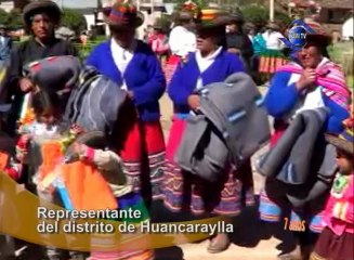 Defensa Civil y el Gobierno Regional entregan abrigos y frazadas a comunidades de la provincia de Víctor Fajardo.