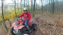 GoPro Klx125 Woods Riding And CRASH