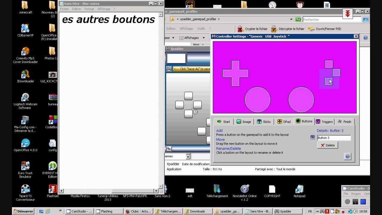 TUTO - Comment utiliser une manette comme une souris - Xpadder