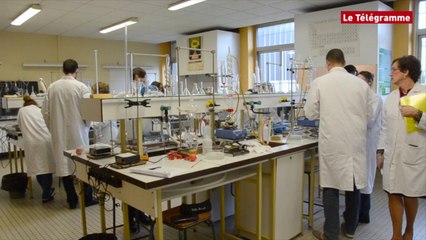 Скачать видео: Saint-Brieuc. Les Olympiades régionales de chimie au lycée Rabelais