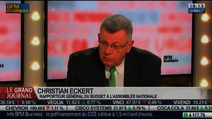 Christian Eckert, rapporteur général du budget à l’Assemblée nationale, dans Le Grand Journal – 05/02 1/4
