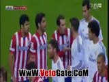 اشتباك بين لاعبى ريال مدريد واتلتيكو مدريد بسبب صفع بيبى