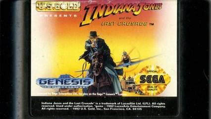 Classic Game Room - INDIANA JONES AND THE LAST CRUSADE review for Sega Genesis