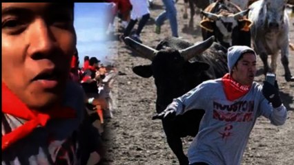 Dangerous Bull Run Selfie Needs Camera Training