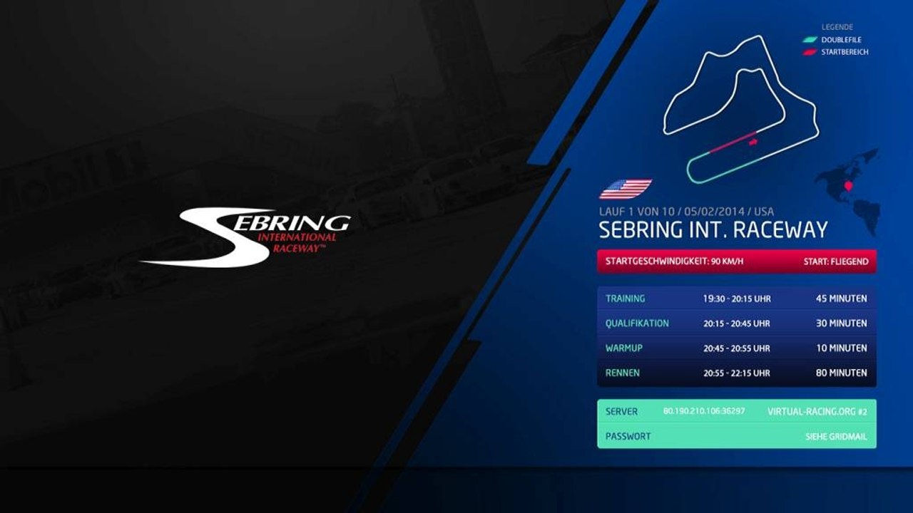 VR GTC Sebring Saison 3