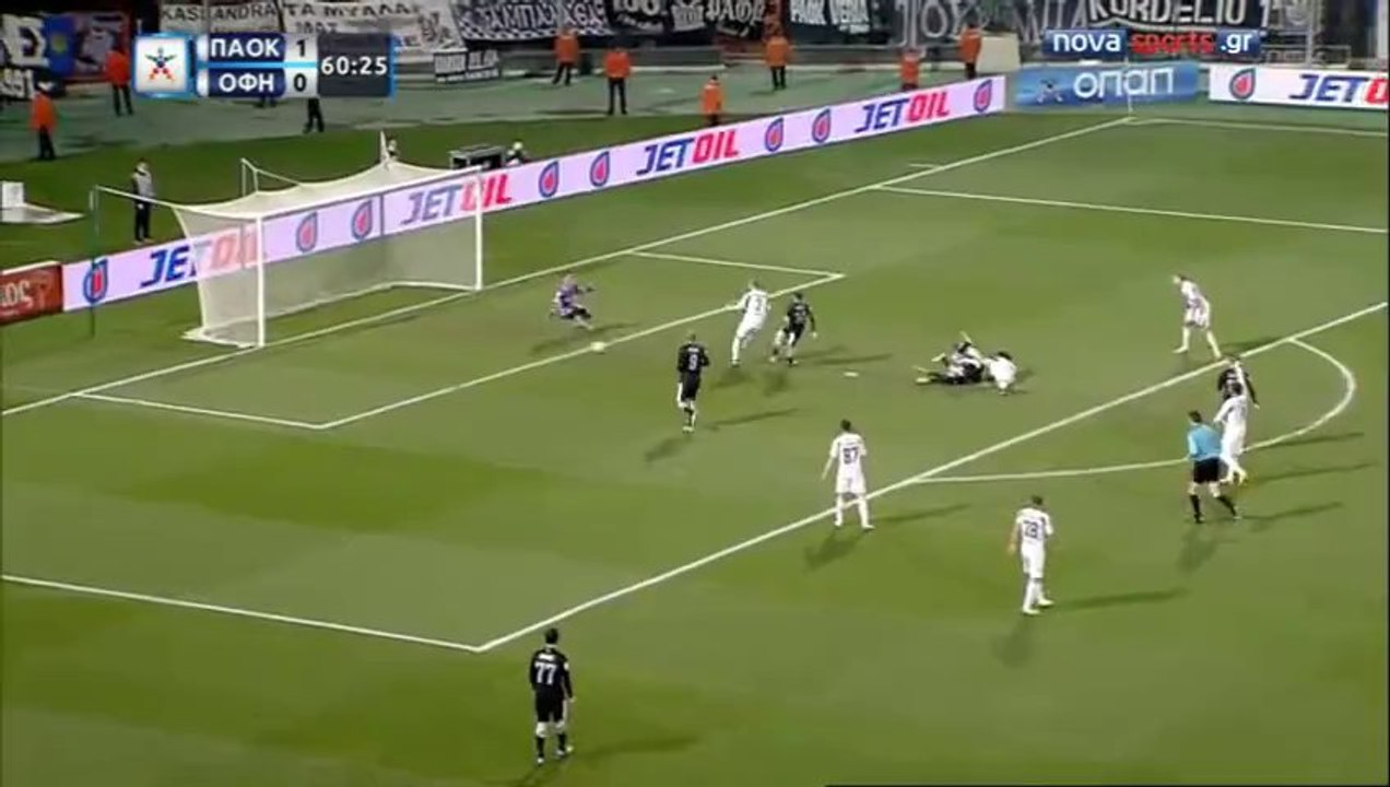 ΠΑΟΚ - ΟΦΗ 5-0 23η Αγ. (HL_5-2-2014)