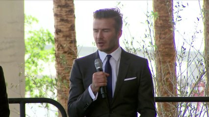 Beckham instalará equipo de fútbol en Miami