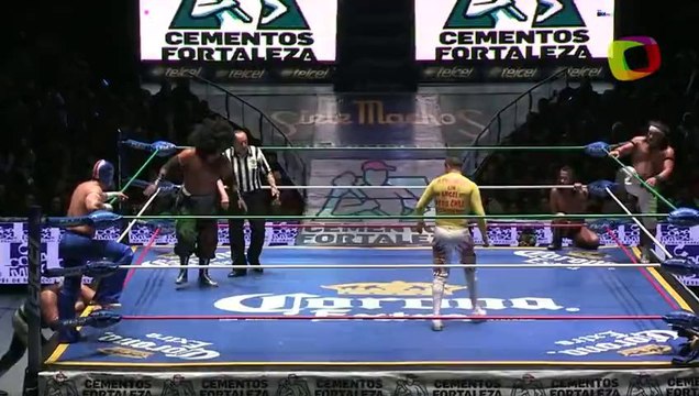Felino, Mr. Niebla, Negro Casas vs La Máscara, Shocker, Volador Jr.