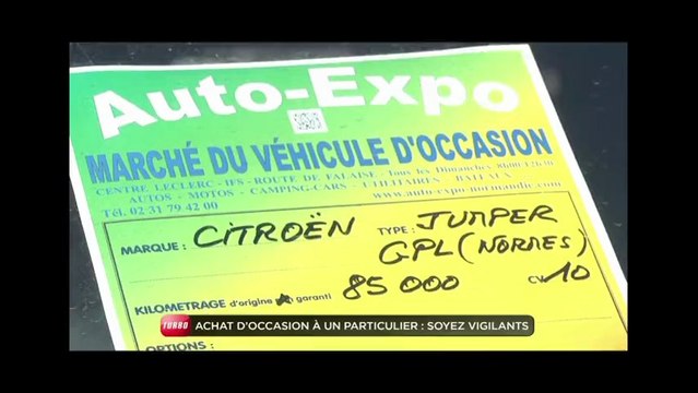 Enquête Achat Occasion : acheter à un particulier (Emission Turbo du 02/02/2014)