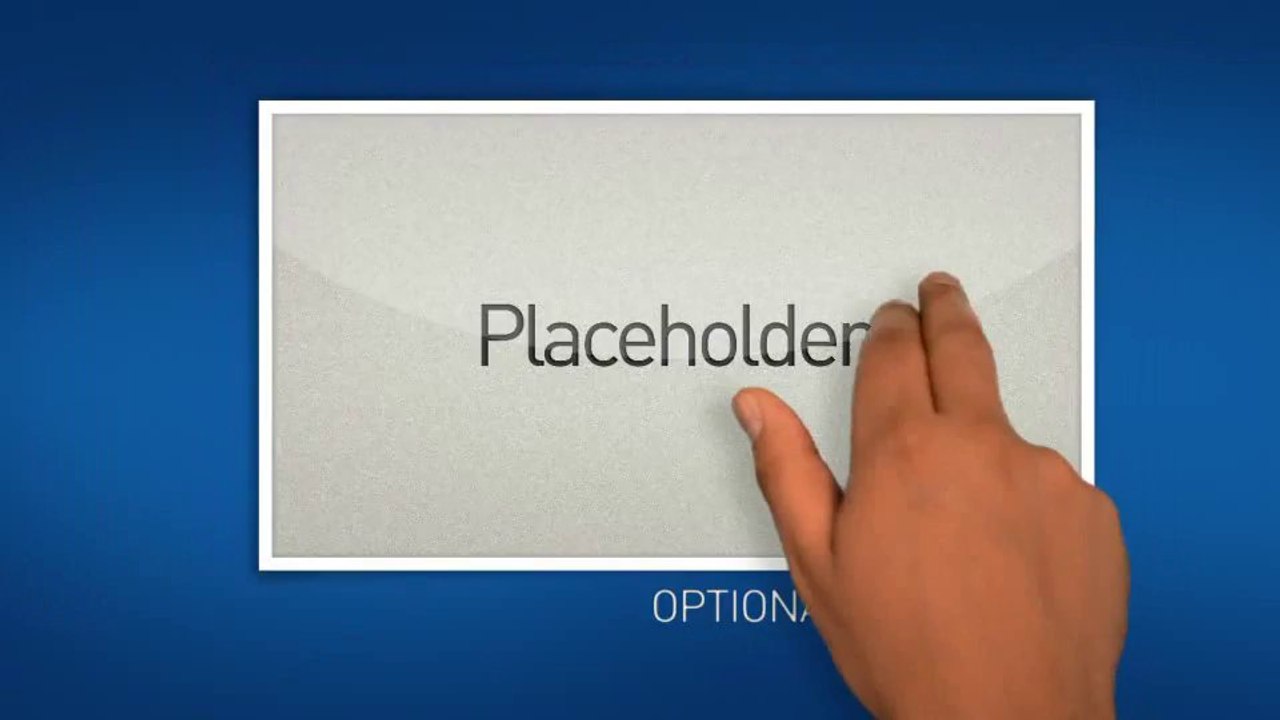 Corporate tablet slideshow and menu interface - After Effects Template