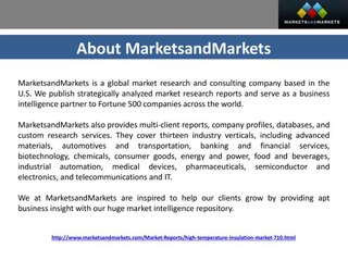 Global High Temperature Insulation Market worth $3.5 billion by 2016