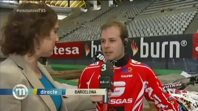 TV3 - Els Matins - Els millors pilots de trial i enduro indoor del món, cara a cara al Palau San