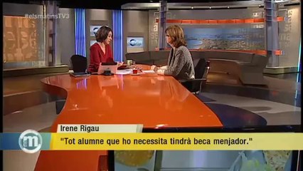 TV3 - Els Matins - Irene Rigau: "De les 150 peticions, moltes han arribat sense la documentació co