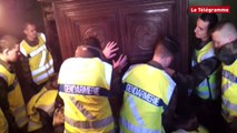 Châteaulin. Inondations : les élèves-gendarmes en renfort