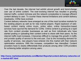 Global Content Delivery Networks (CDN) Market Expected To Reach $7.4 Billion by 2017