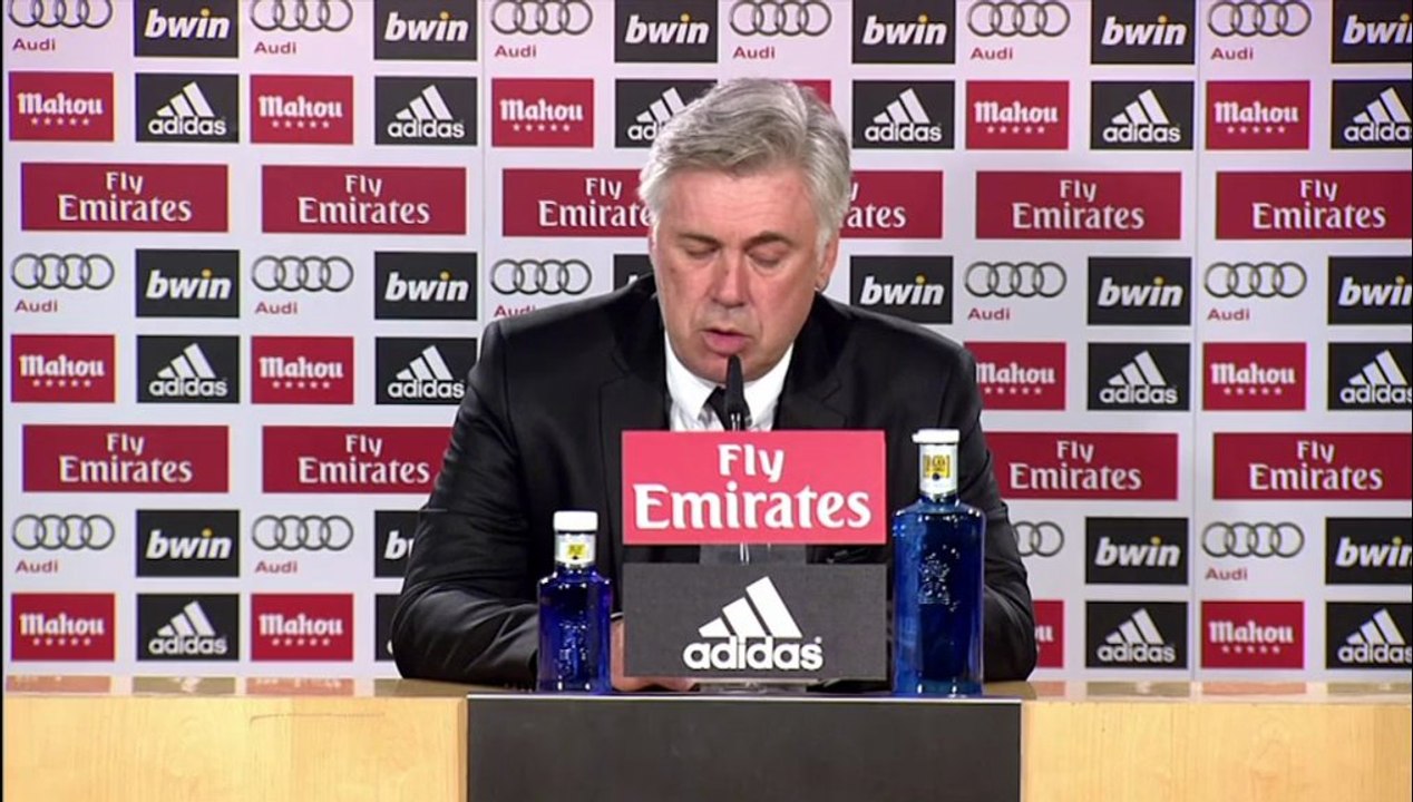 Carlo Ancelotti: "He reservado a Bale para el sábado"